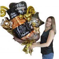 Букет із кульок Ти найкращя Букет із кульок Ти найкращя